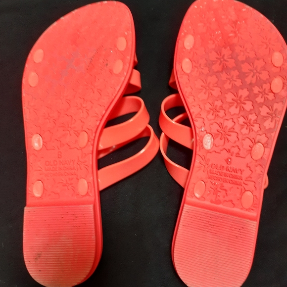 Neon orange sandals - Picture 2 of 2